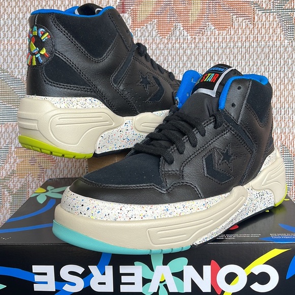 Converse WMNS 172194C
WEAPON CX MID
BLACK/CLOUD CREAM/LIME TWIST
Sneakers - Picture 9 of 16